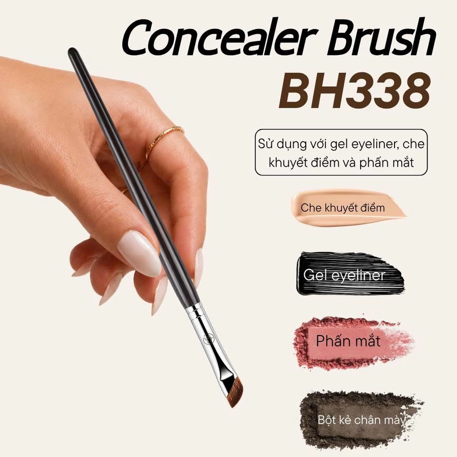 Cọ Tán Kem Che Khuyết Điểm BH Cosmetics Concealer Brush BH338